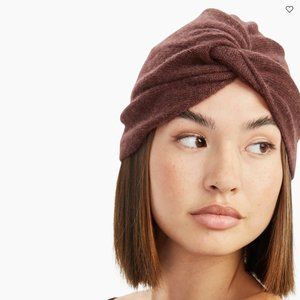 NWT NAADAM Cashmere Twist Beanie Chocolate Brown